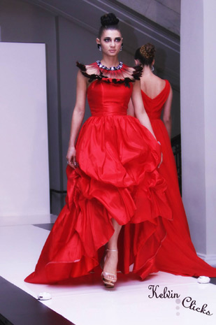 Fashion Collection Colors of Tango. Washington DC Fashion Week