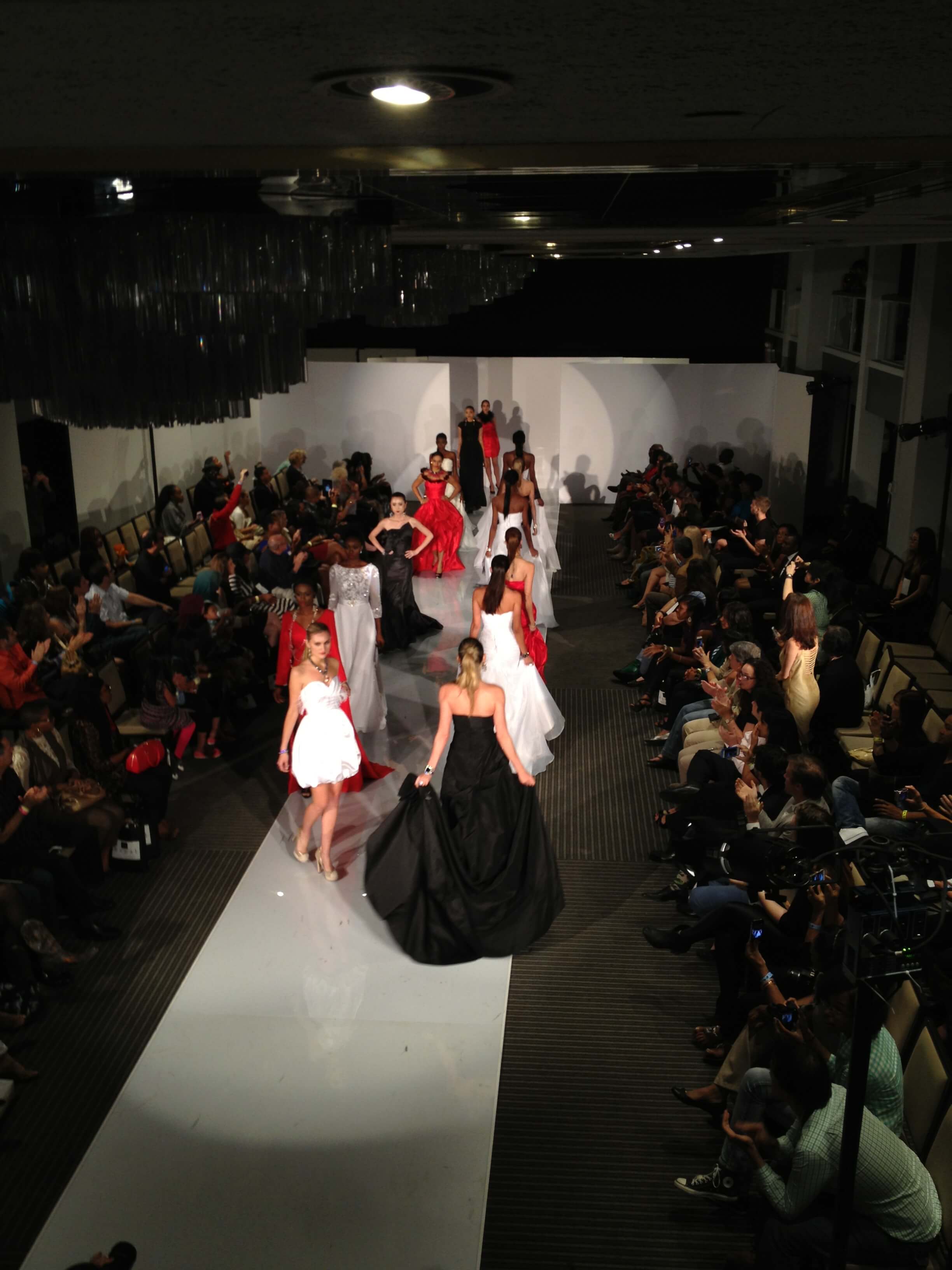 Fashion Collection Colors of Tango. NYC Fashion Week
