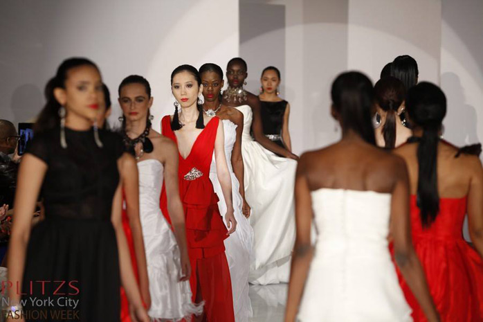 Fashion Collection Colors of Tango. NYC Fashion Week