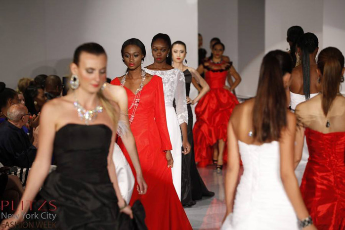 Fashion Collection Colors of Tango. NYC Fashion Week