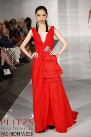 Fashion Collection Colors of Tango. NYC Fashion Week